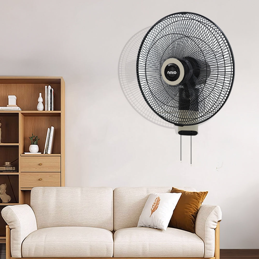 16 inch wall fan auto oscillation