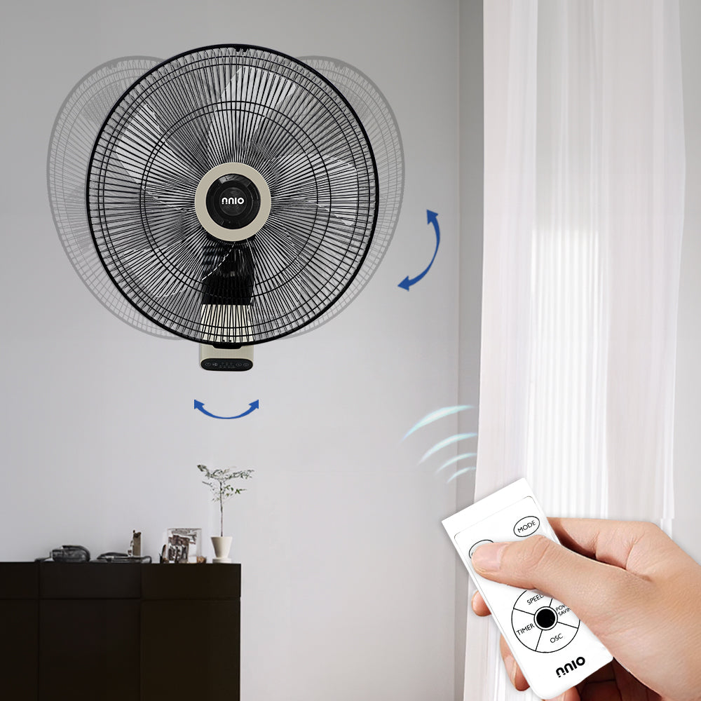 16 inch digital wall fan with remote for easy operations